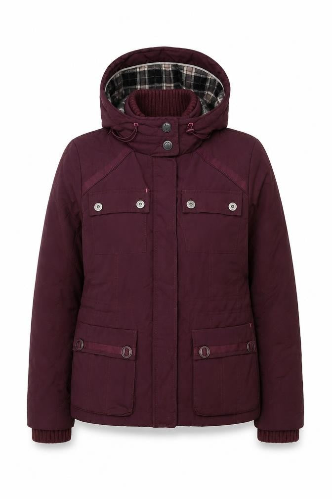Next Women’s Red Size 12 Hooded Padded Parka Jacket