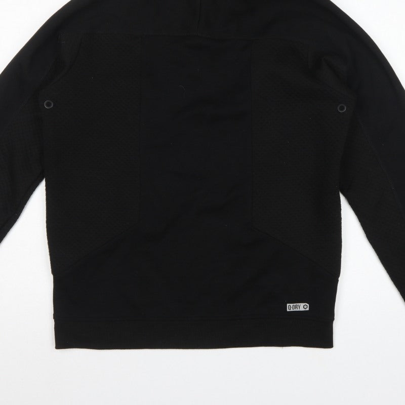 Jack & Jones Men Black M Pullover Hoodie Core Performance Pockets