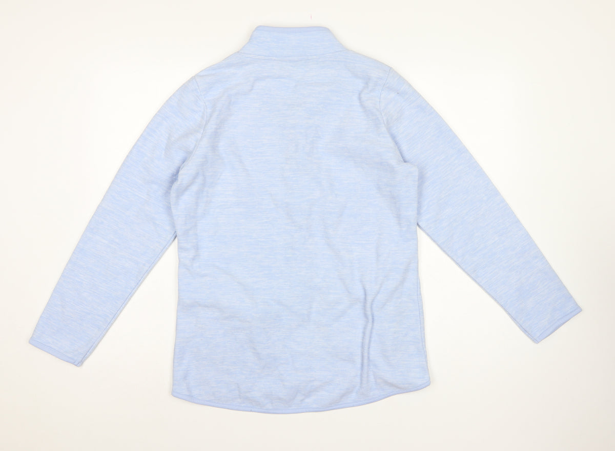 Bonmarché Women’s Blue Size 12 Basic Full Zip Fleece Jacket