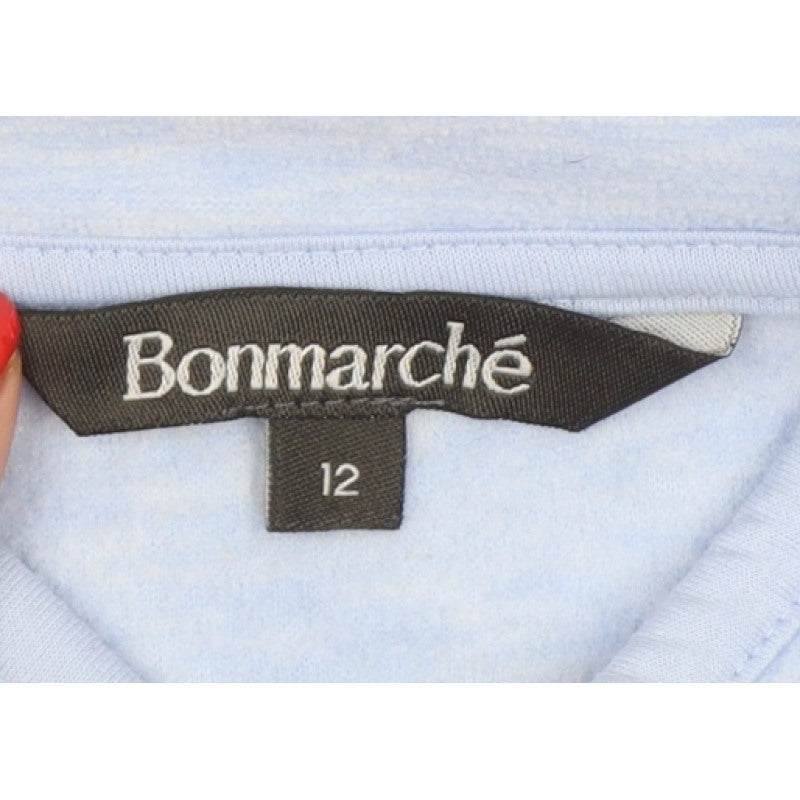 Bonmarché Women’s Blue Size 12 Basic Full Zip Fleece Jacket