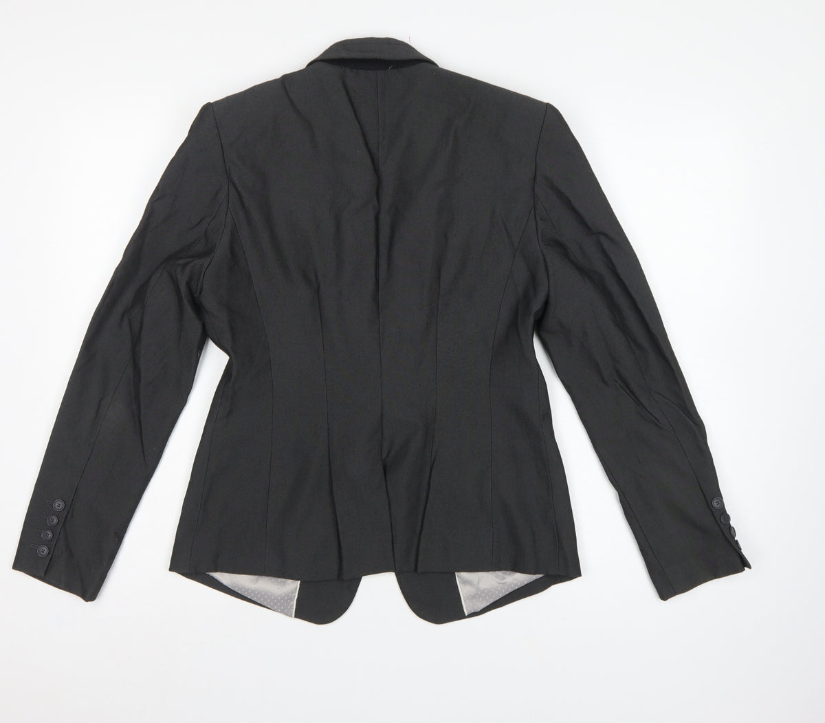 Next Women’s Black Size 12R Tailored Single-Breasted Blazer Jacket
