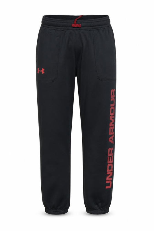 Under Armour Boys Black Red 14-15 Years ColdGear Jogger Sweatpants