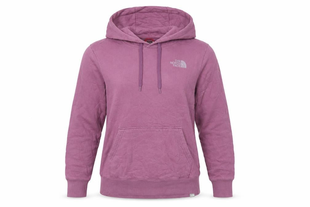 The North Face Women's Purple M Pullover Hoodie Logo Graphic Pocket