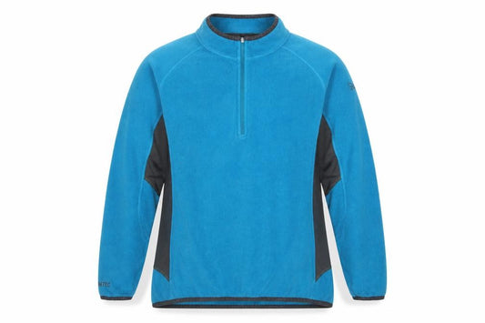 TOG24 Women’s Blue Fleece 1/4 Zip High Neck Sweatshirt UK 16