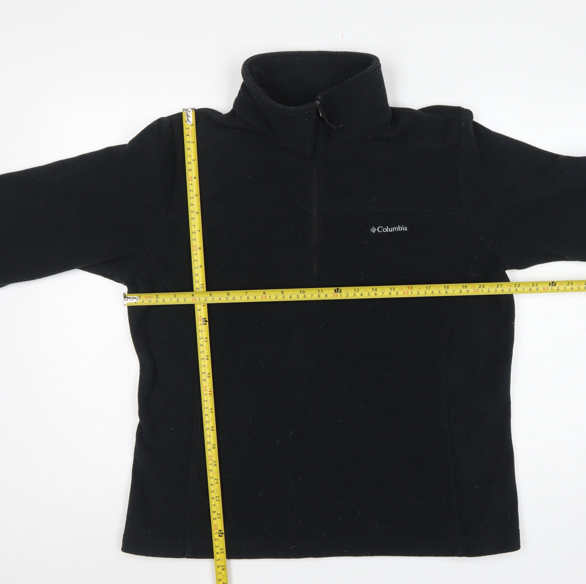 Columbia Men's Black XL 1/4 Zip Fleece Pullover Sweatshirt