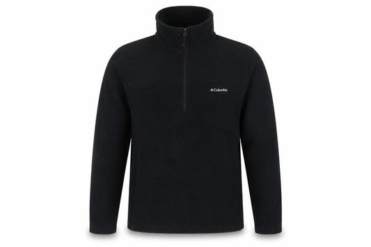 Columbia Men's Black XL 1/4 Zip Fleece Pullover Sweatshirt