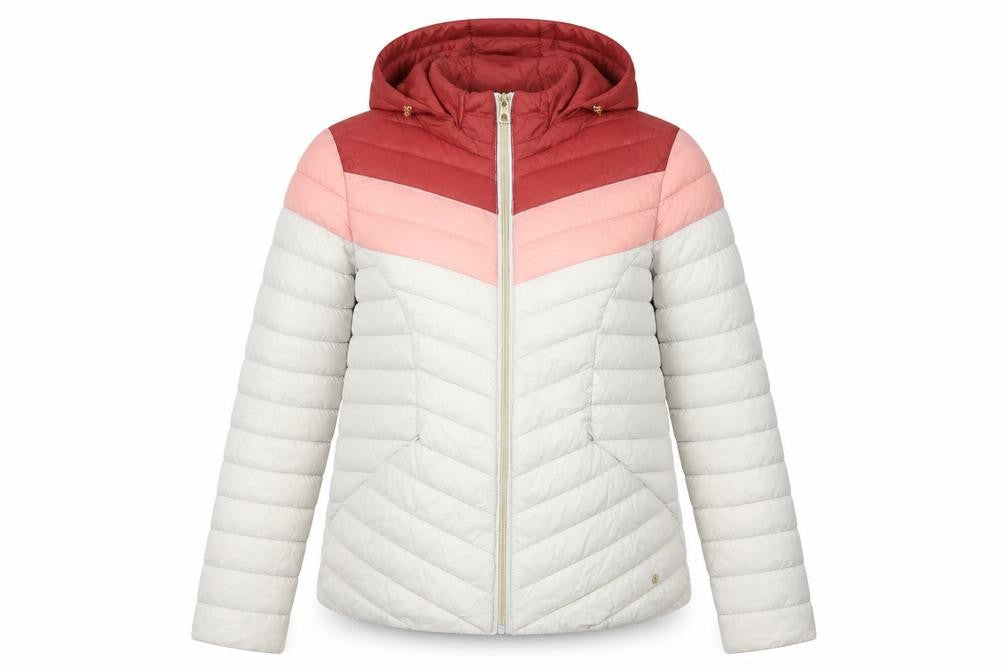 Next Women Multicoloured UK 14 Petite Hooded Quilted Puffer Jacket