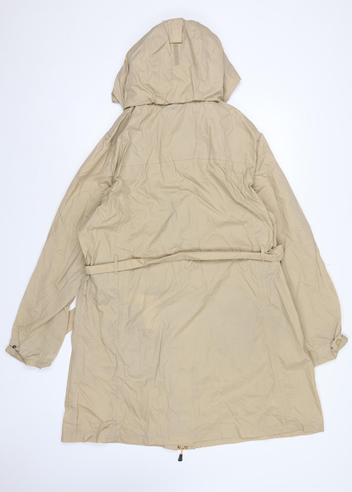 Regatta Womens Beige Size 20 Long Hooded Belted Parka Coat