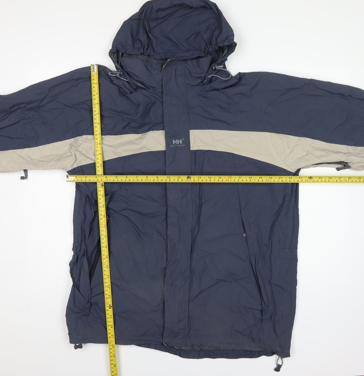 Helly Hansen Men's Blue M Hooded Ski Jacket Nylon Outdoor