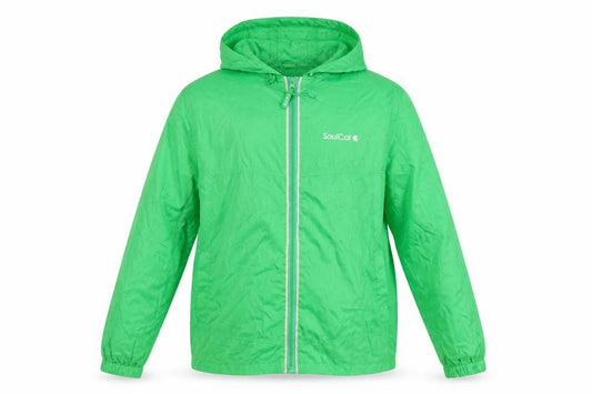 SoulCal Men Green XL Hooded Full Zip San Diego Windbreaker Jacket