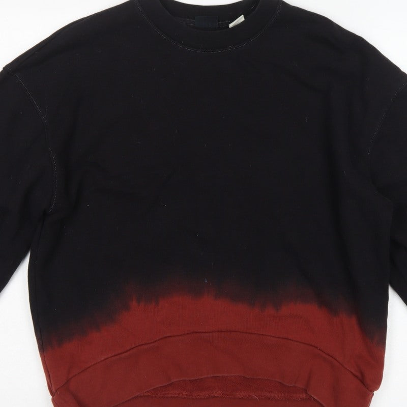 Levi's Women Multicoloured XS Dip Dye Pullover Cotton Sweatshirt