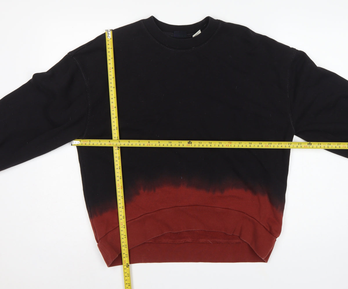 Levi's Women Multicoloured XS Dip Dye Pullover Cotton Sweatshirt