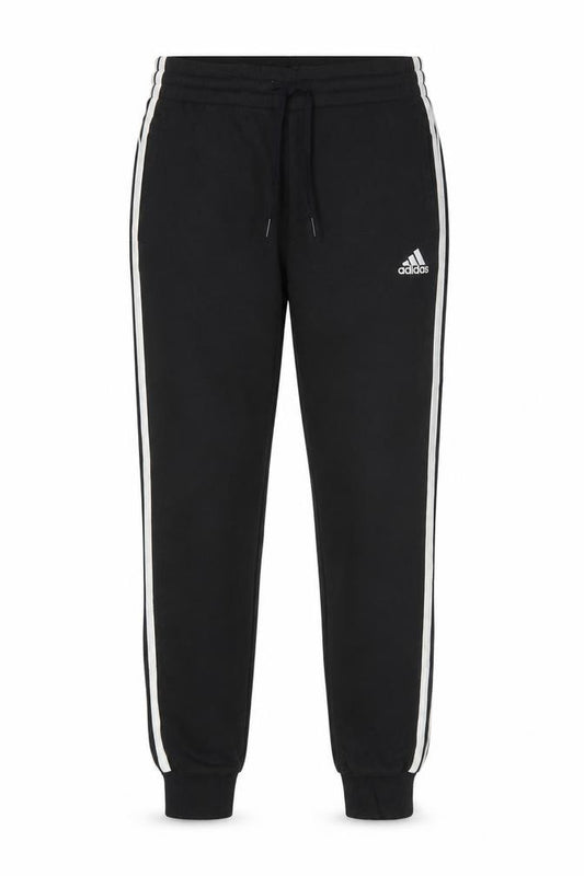 adidas Women’s Black Stripe Jogger Trousers UK 8 Cotton Blend