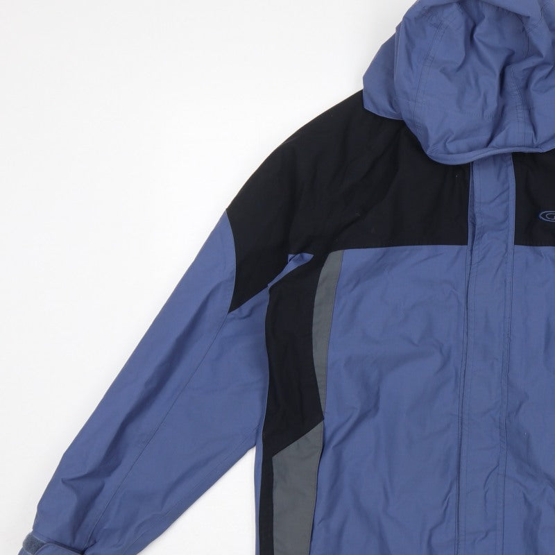 Geleit Men Blue XS Waterproof Hooded Rain Jacket Outdoor