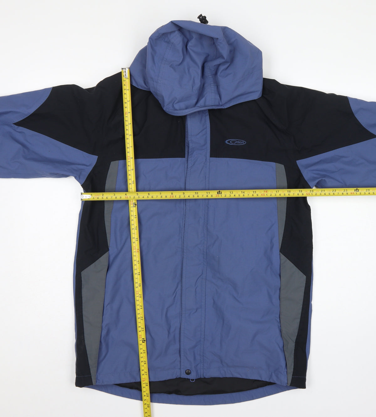 Geleit Men Blue XS Waterproof Hooded Rain Jacket Outdoor