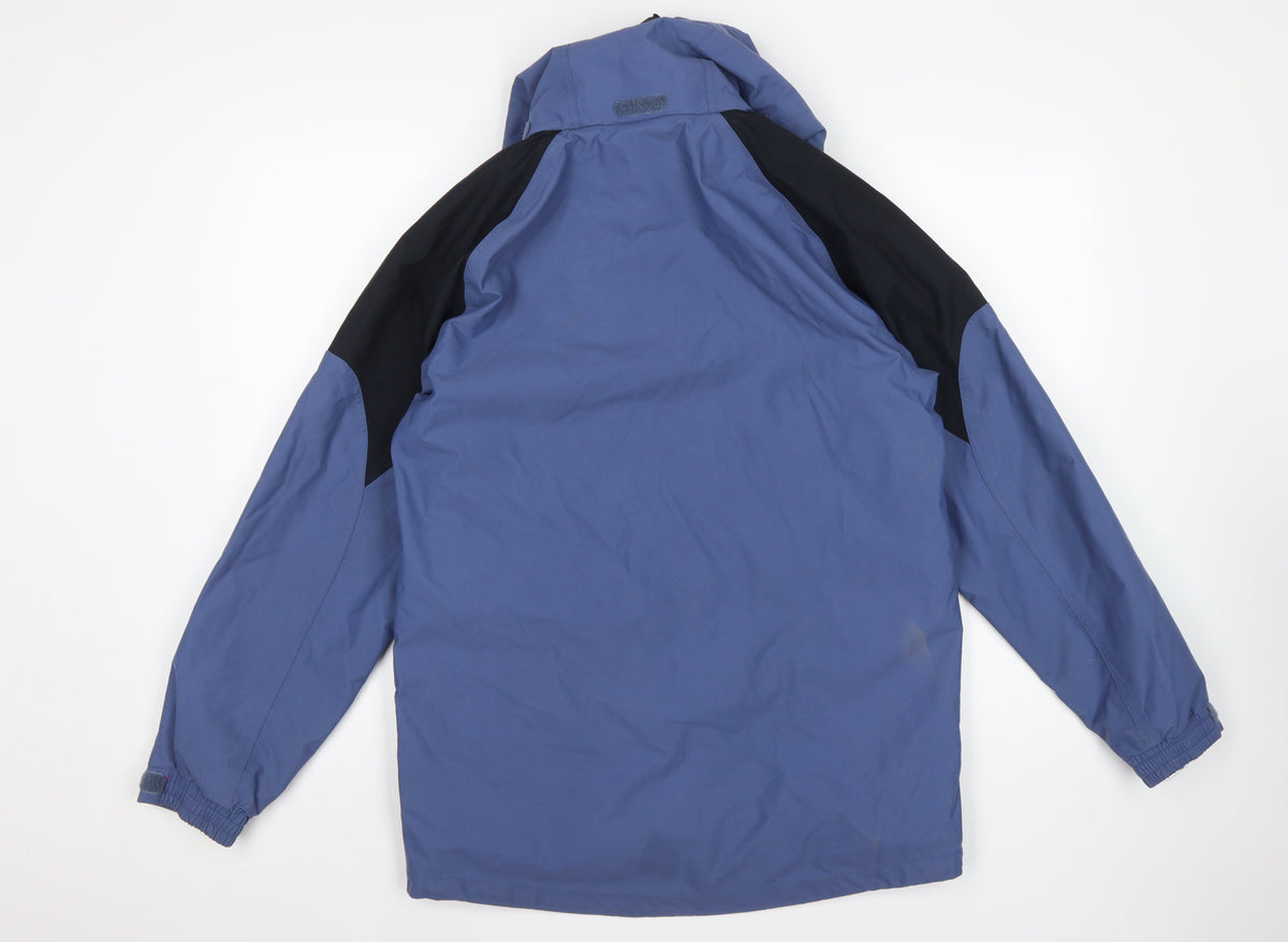 Geleit Men Blue XS Waterproof Hooded Rain Jacket Outdoor