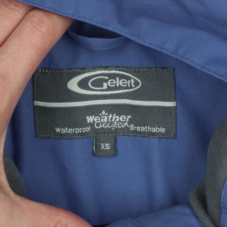 Geleit Men Blue XS Waterproof Hooded Rain Jacket Outdoor