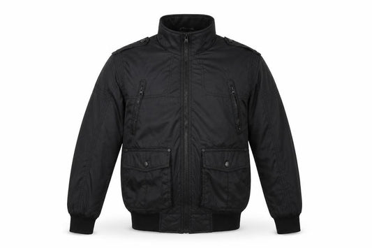 Red Herring Men’s Black Small Bomber Jacket Full Zip
