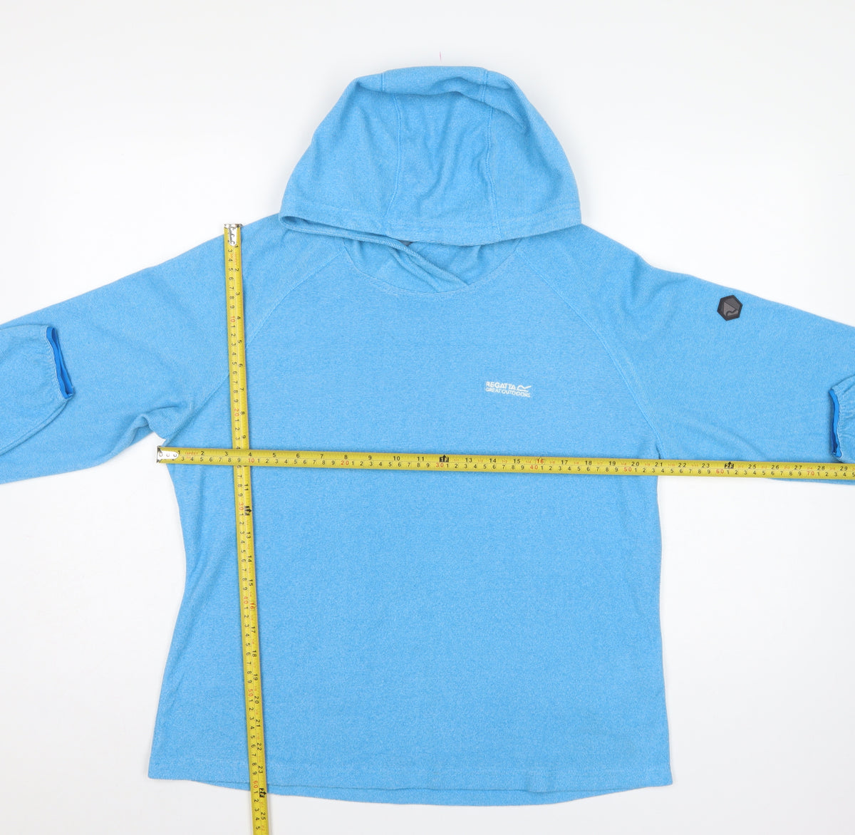 Regatta Women’s Blue UK 16 Hooded Pullover Tunic Zip Pocket