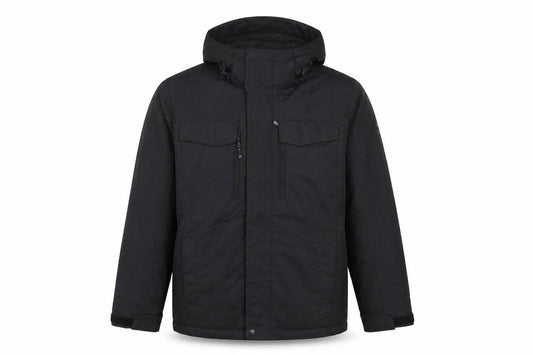 Zeroxposur Men's Black L Hooded Insulated Parka Jacket