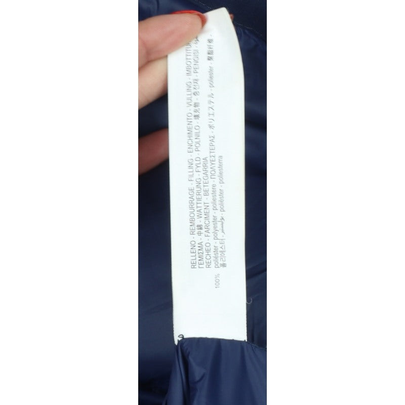 Zara Men’s Blue Size S Hooded Padded Parka Jacket