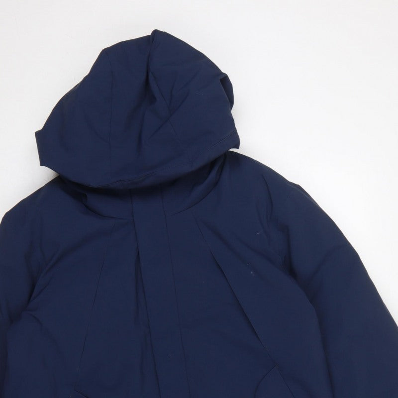 Zara Men’s Blue Size S Hooded Padded Parka Jacket