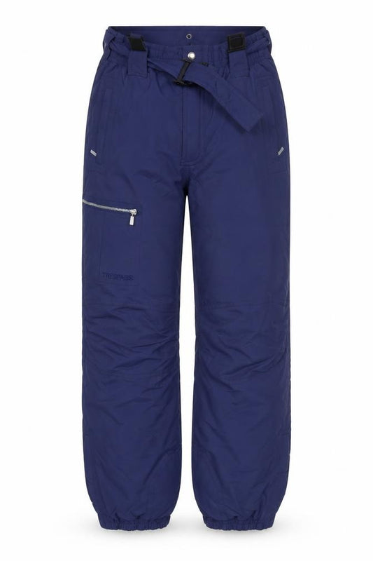 Trespass Men's Blue M Insulated Snow Ski Trousers Belted Cargo Pockets