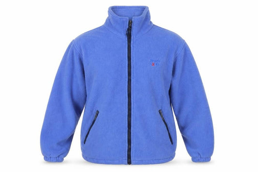 Bronte Men’s Blue M Fleece Full Zip Outdoor Jacket Made in England