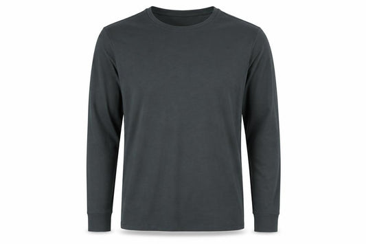 Marks and Spencer Men’s Black Large Thermal Long Sleeve Crew Neck T-Shirt