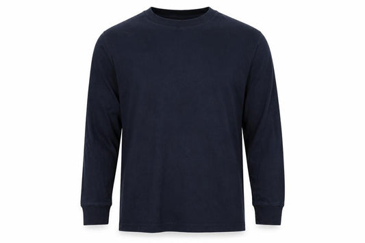 Uniqlo Men’s Blue M Long Sleeve Crew Neck Cotton T-Shirt