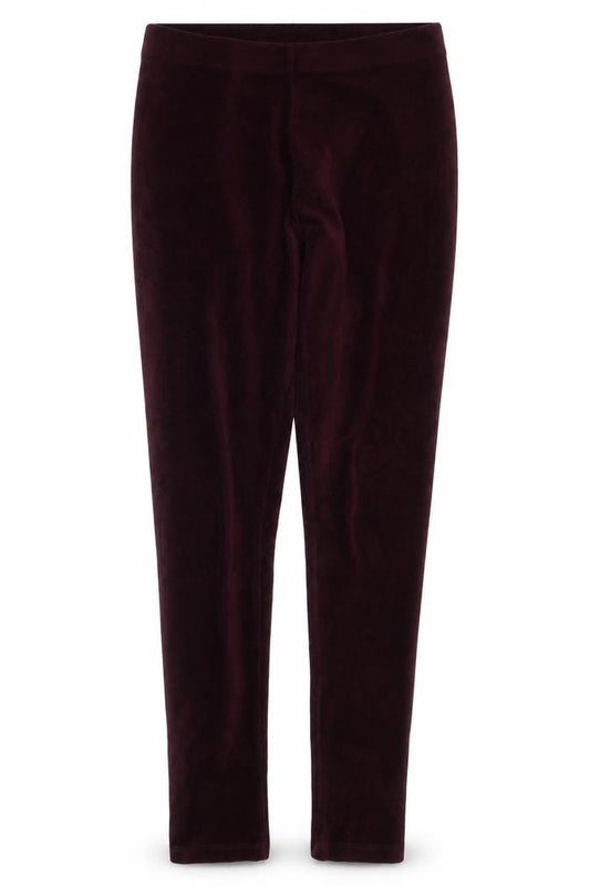 M&S Women’s Purple UK 10 Long Stretch Corduroy Tapered Trousers