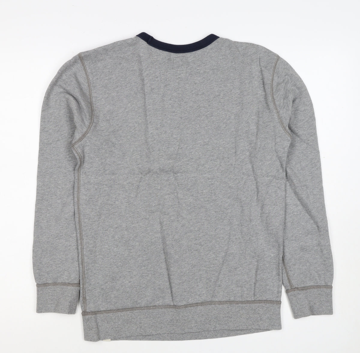 Gap Kids Boys Grey Logo Sweatshirt 14-15 Years Pullover Pockets