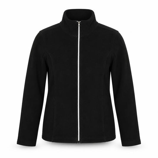 BCC Clothing Women’s Black S Fleece Full Zip Jacket Pockets