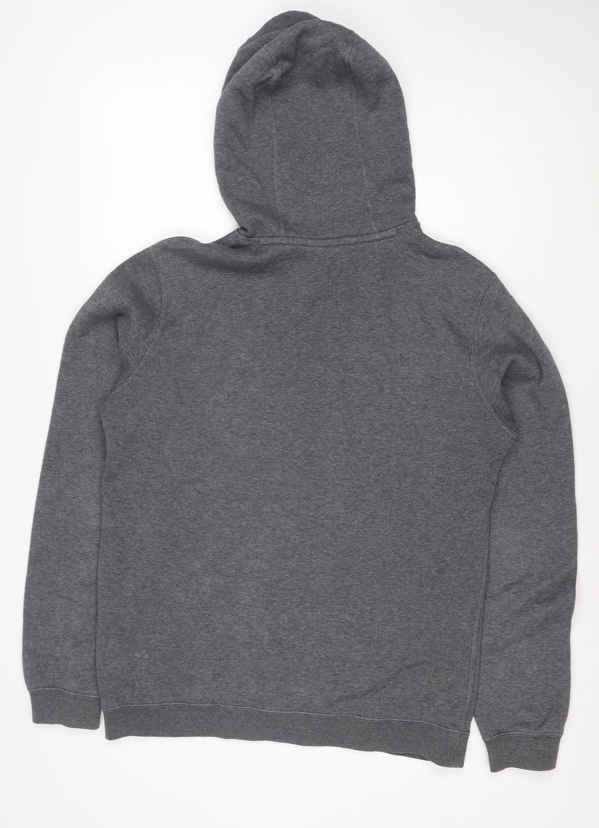 Nike Men's Grey M Logo Pullover Hooded Fleece Sweatshirt