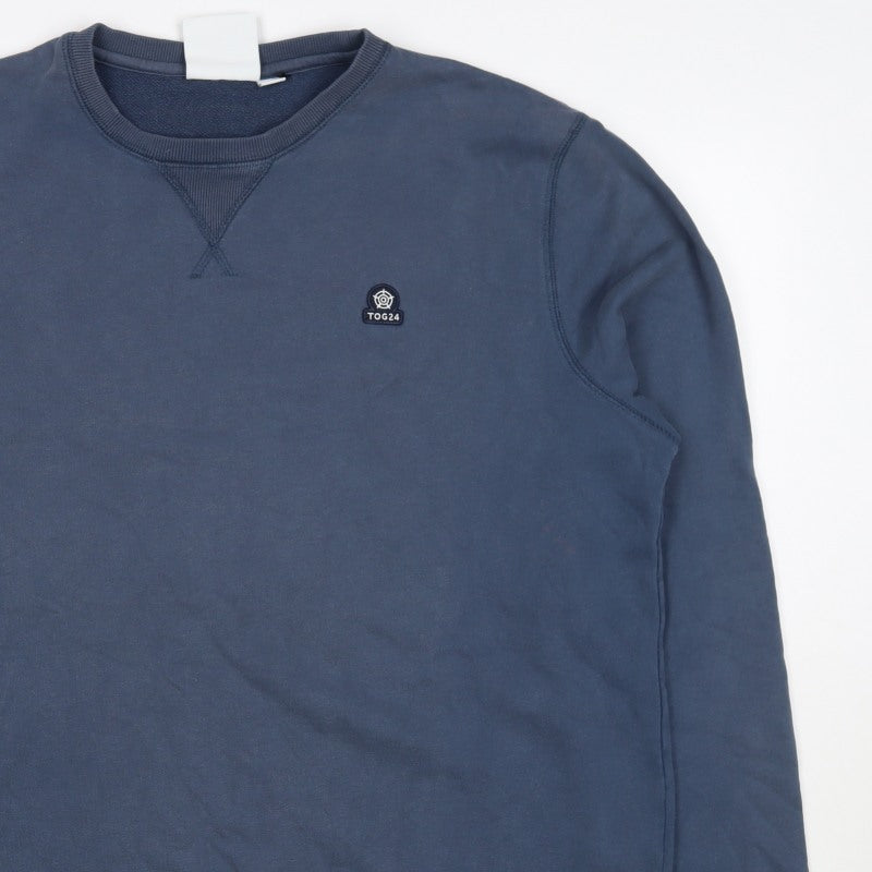 TOG24 Men’s Blue XL Pullover Crew Neck Logo Sweatshirt