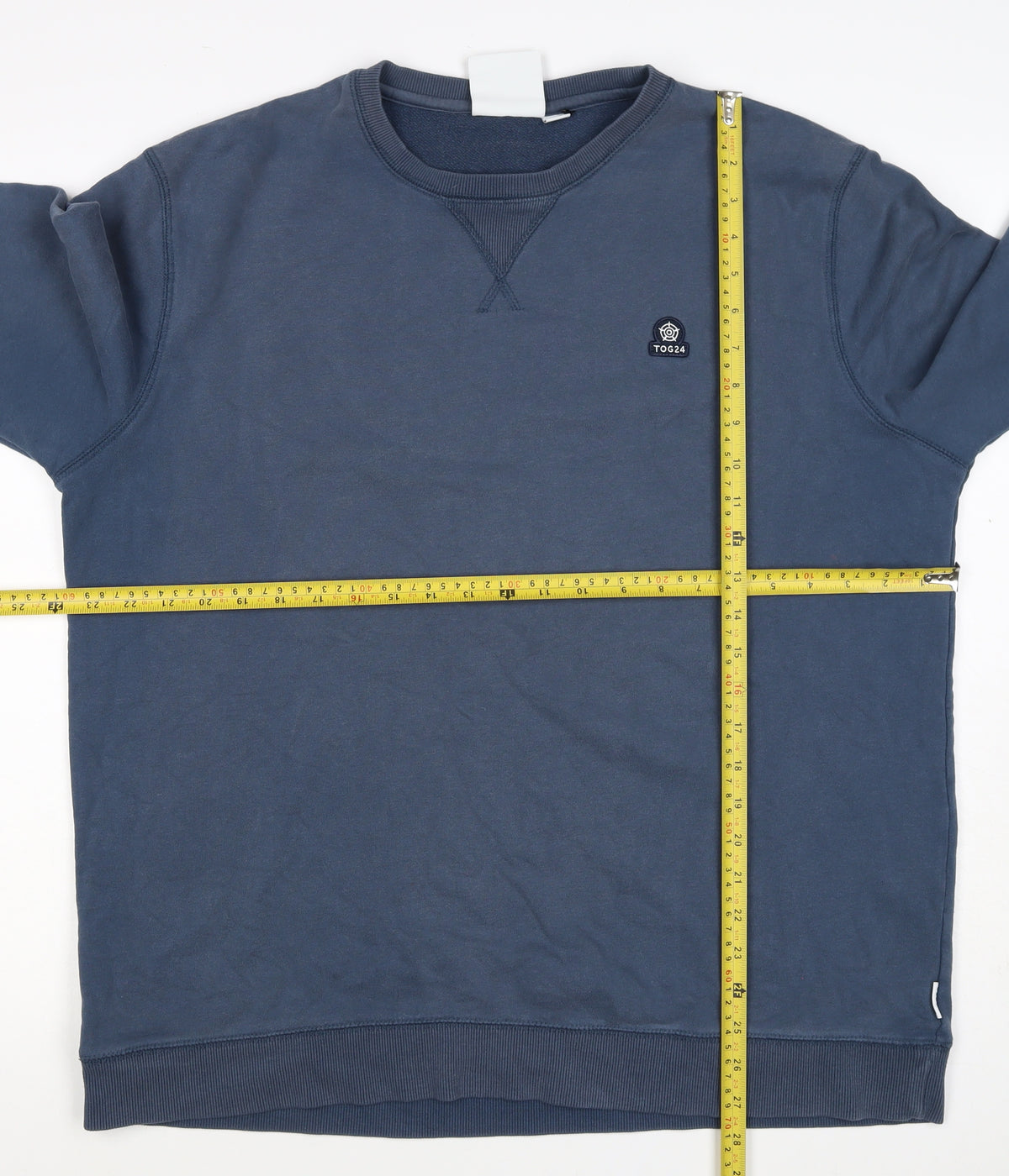 TOG24 Men’s Blue XL Pullover Crew Neck Logo Sweatshirt
