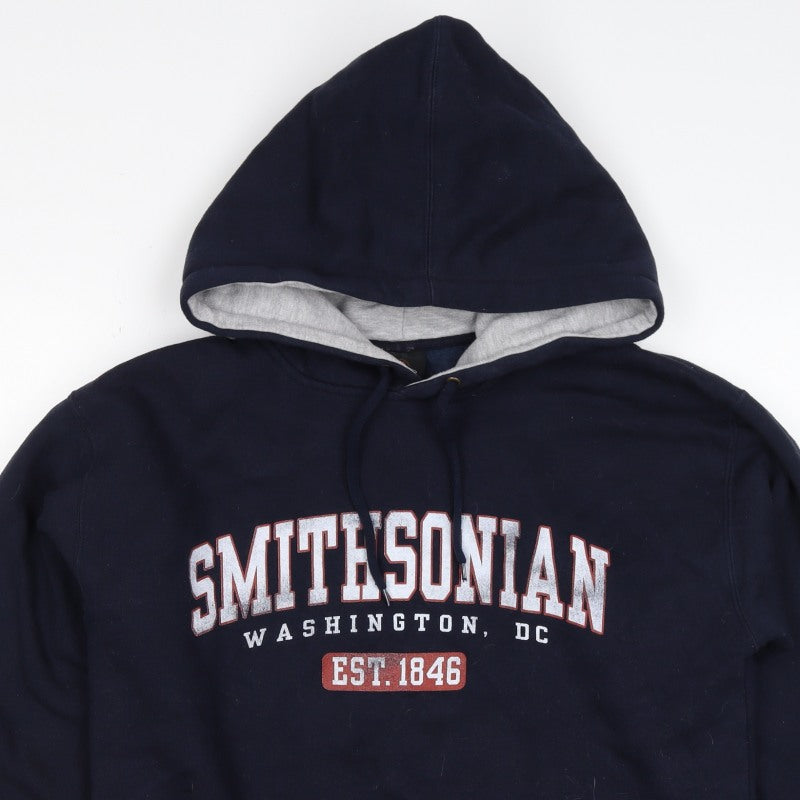 Prairie Mountain Men’s Navy M Smithsonian Graphic Pullover Hoodie