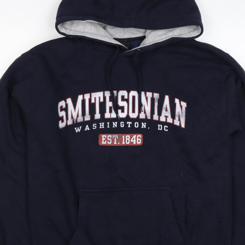 Prairie Mountain Men’s Navy M Smithsonian Graphic Pullover Hoodie