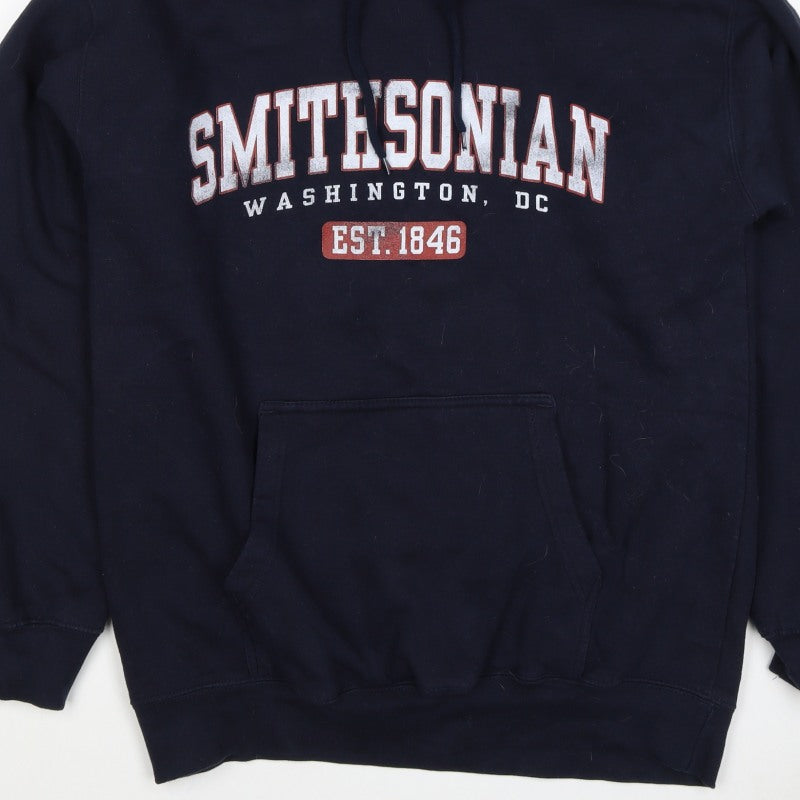 Prairie Mountain Men’s Navy M Smithsonian Graphic Pullover Hoodie