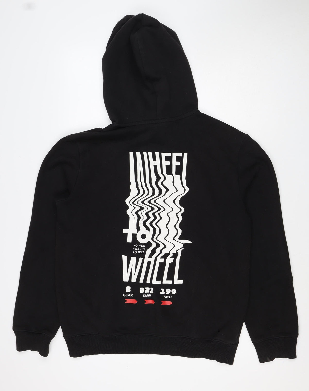 H&M Men’s Black M Formula 1 Racing Graphic Pullover Hoodie