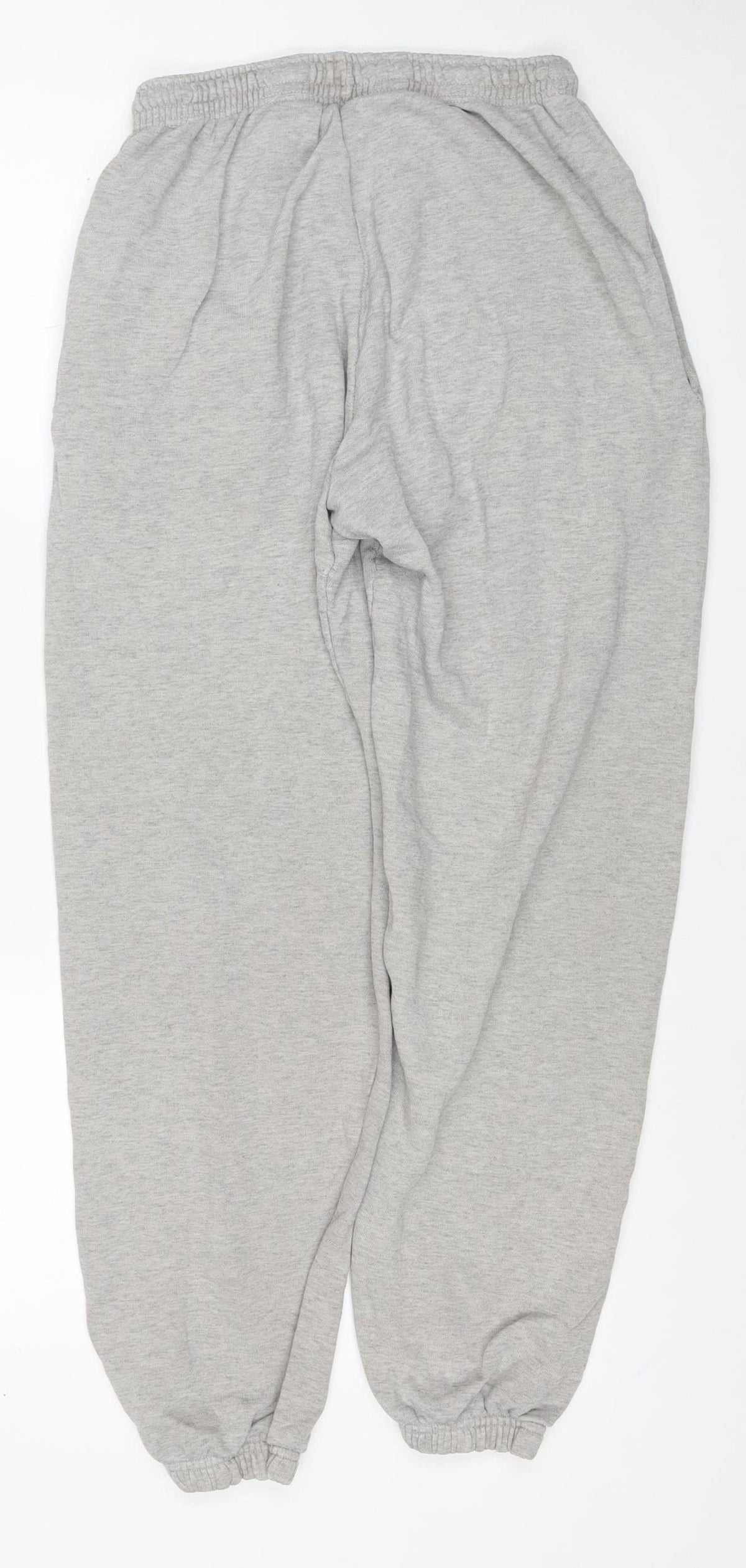 Let's Frams... Women Grey M Jogger Sweatpants Drawstring