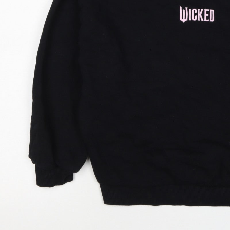 Wicked Girls Black Pink Graphic Print Pullover Sweatshirt 12-13 Years