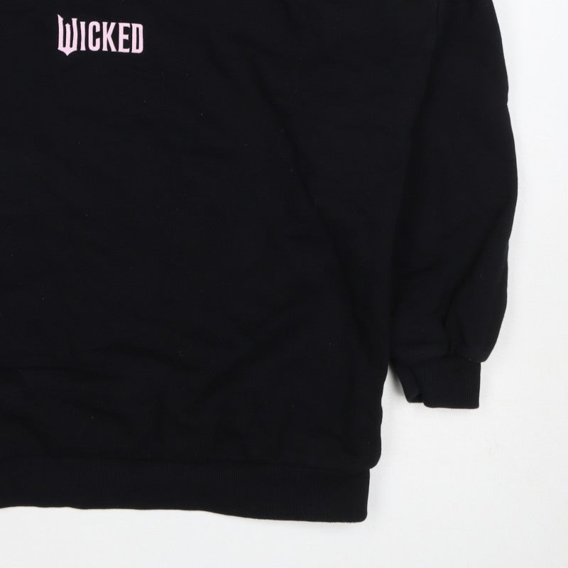 Wicked Girls Black Pink Graphic Print Pullover Sweatshirt 12-13 Years