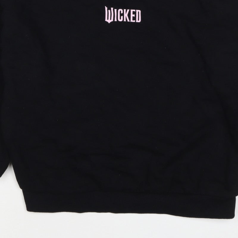 Wicked Girls Black Pink Graphic Print Pullover Sweatshirt 12-13 Years