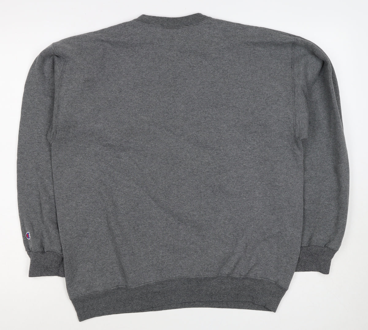 Champion Men’s Grey Logo Crew Neck Pullover Sweatshirt Size M