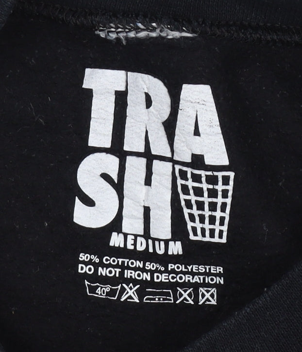 Trash Men’s Black M Pullover Sweatshirt BOSS Angeles Graphic Print