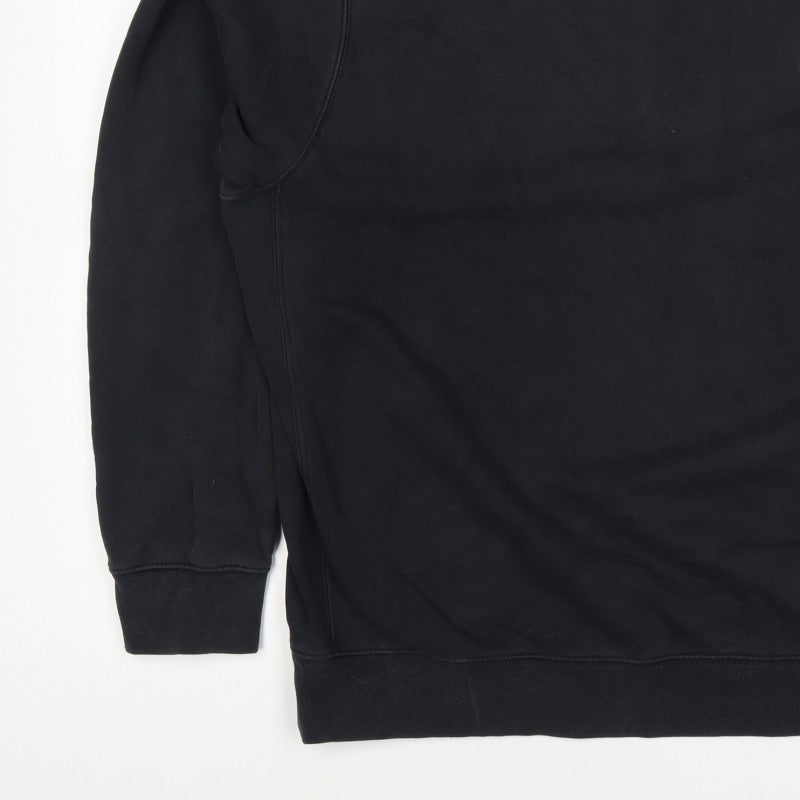 Nike Unisex Adults Black XL Logo Crew Neck Pullover Sweatshirt