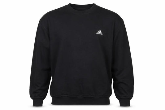 adidas Men’s Black S Vintage Logo Crew Neck Pullover Sweatshirt