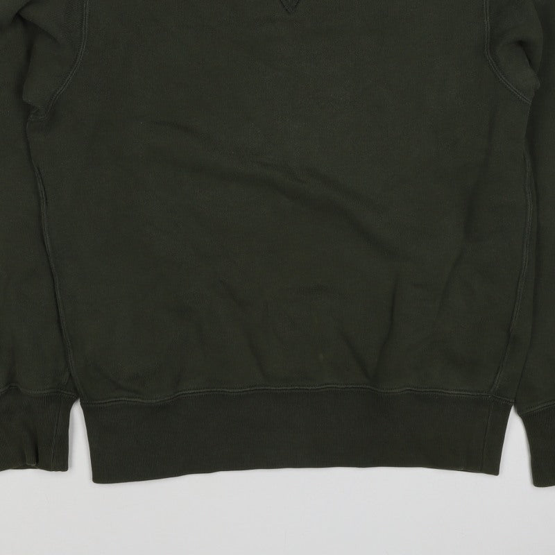 UNIQLO Men’s Green XS Crew Neck Pullover Cotton Sweatshirt