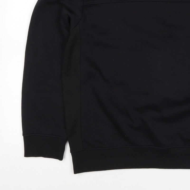 Everlast Men's Black 2XL Pullover Crew Neck Logo Sweatshirt